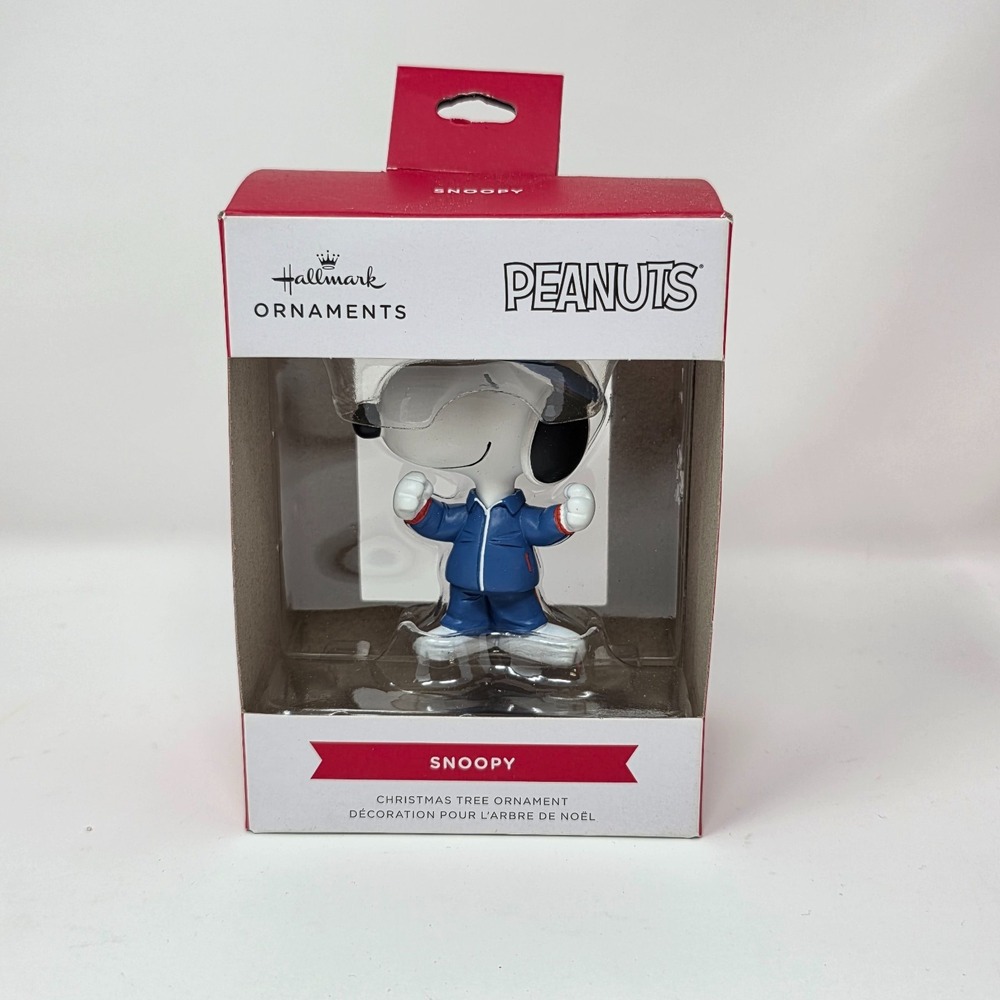 Hallmark Peanuts Team USA Snoopy 2024 Olympics Christmas Tree Holiday Ornament